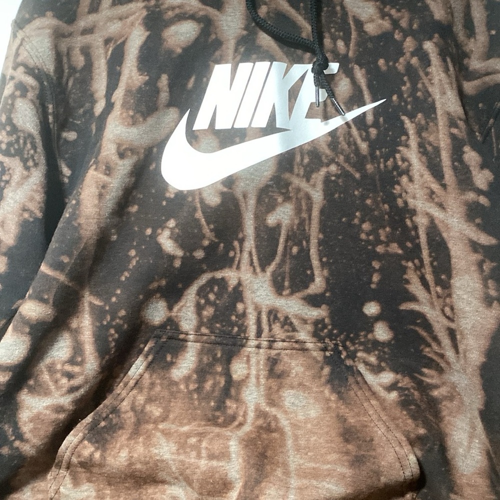 Nike Brown Tie-Dye Hoodie